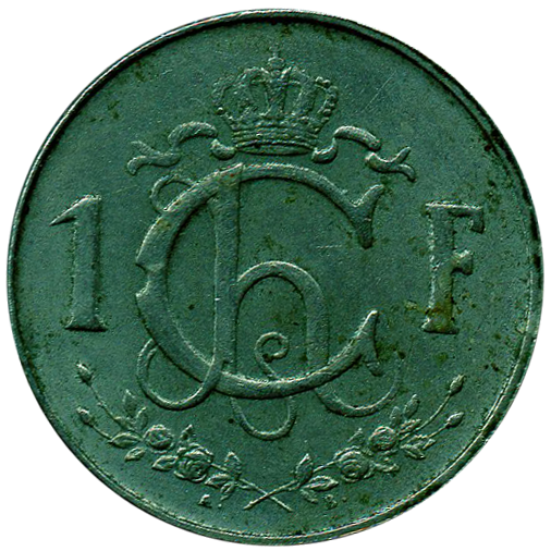 File:1 franc Luxembourg Charlotte (1960)-revers.png