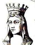 Adelaide av Savojens bild på ett mynt