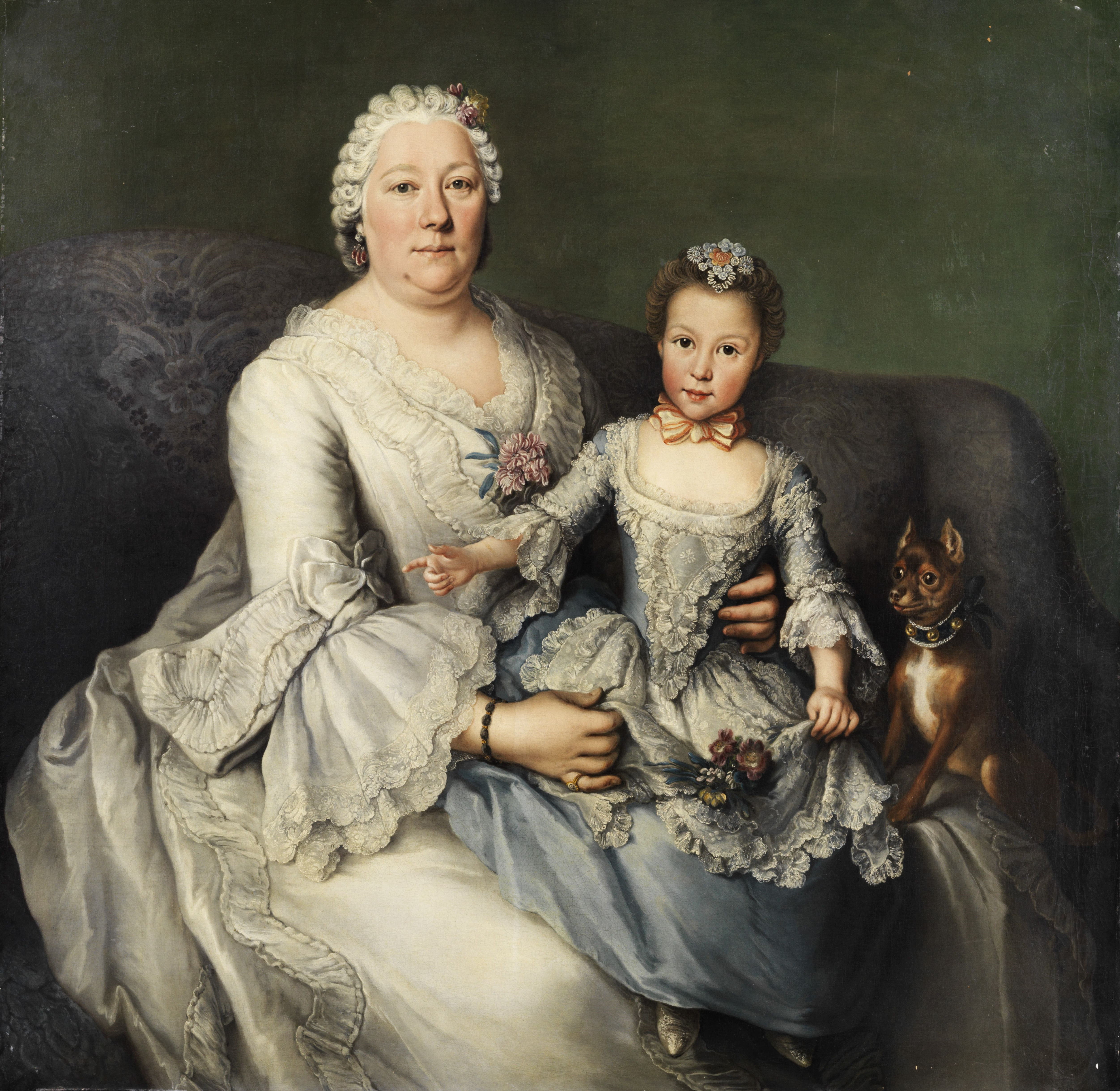 Семейный портрет XVIII века