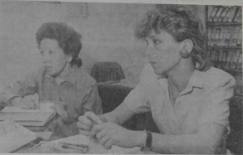 Elsa Barber dictando Bibliotecología en la Universidad Nacional de Salta