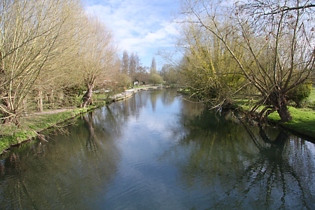 File:Canalised section of the River Cam at Newnham - geograph.org.uk - 1240570.jpg