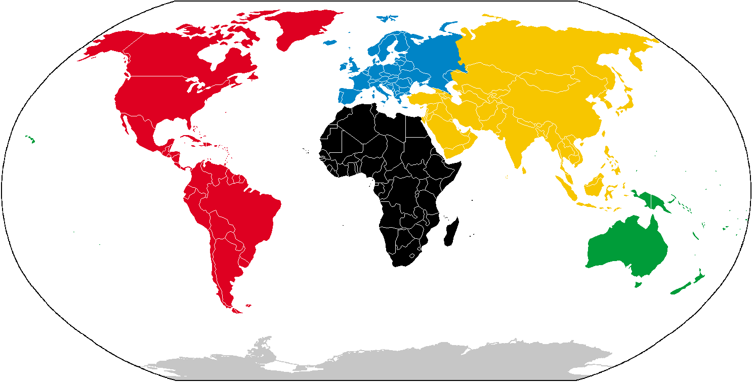 Resultado de imagen de 5 continentes