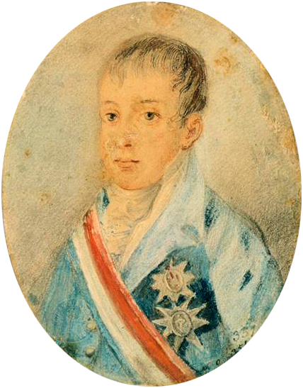 Pedro around age 11, c.1809, by Francesco Bartolozzi