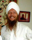 Sant Singh Khalsa, a white convert to Sikhism, authored the most widely used translation of the Guru Granth Sahib Dr. Sant Singh Khalsa, a white convert to Sikhism, who authored the most widely used translation of the primary Sikh Scripture.jpg