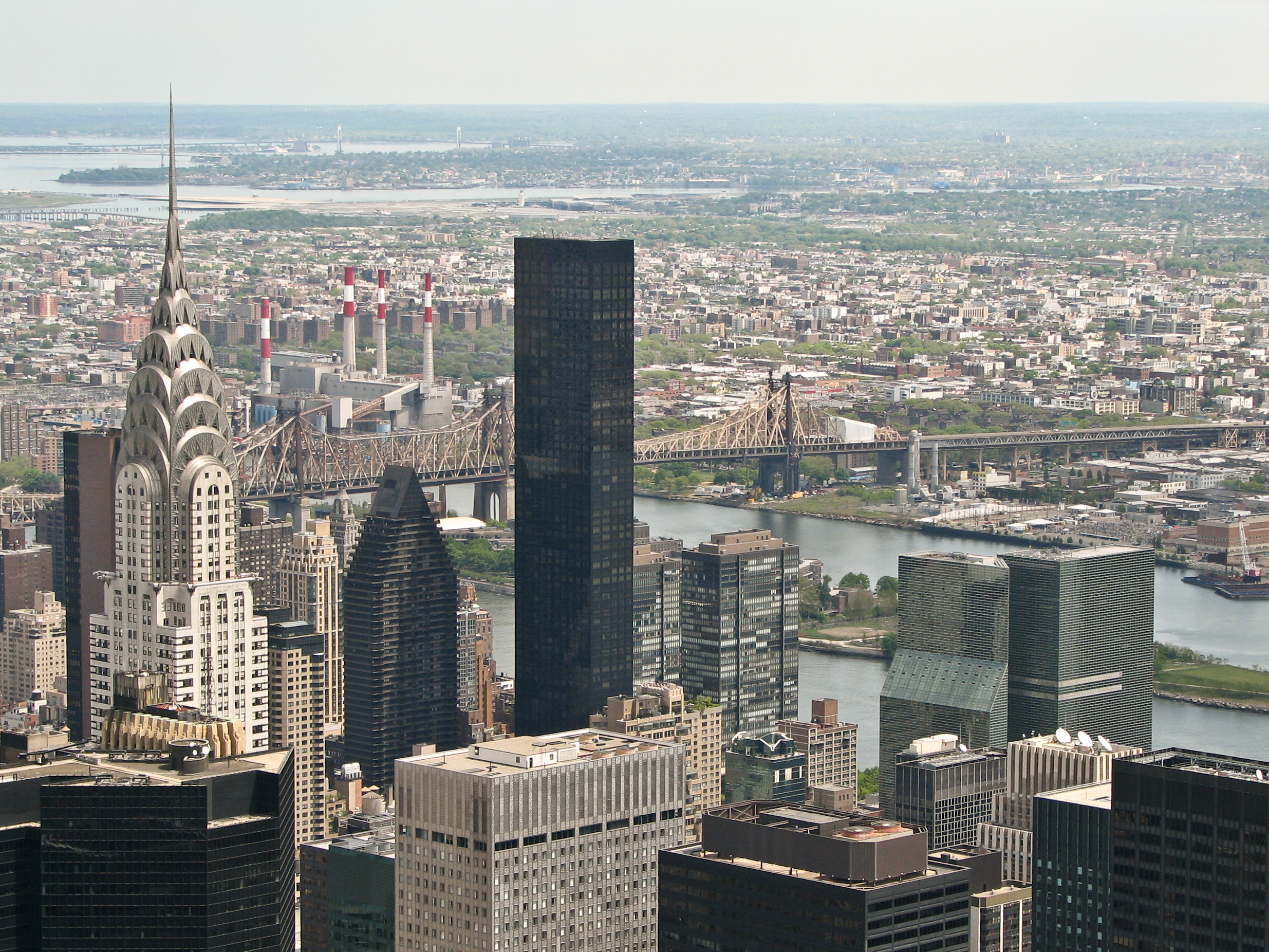 chryster building from empire state building