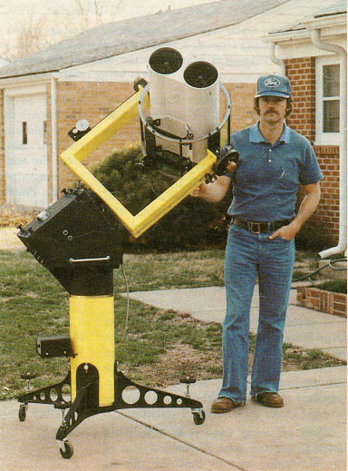 File:Norman Butler and his 1980 homemade 6-inch f15 Dall-Kirkham Cassegrain Binocular Telescope.png