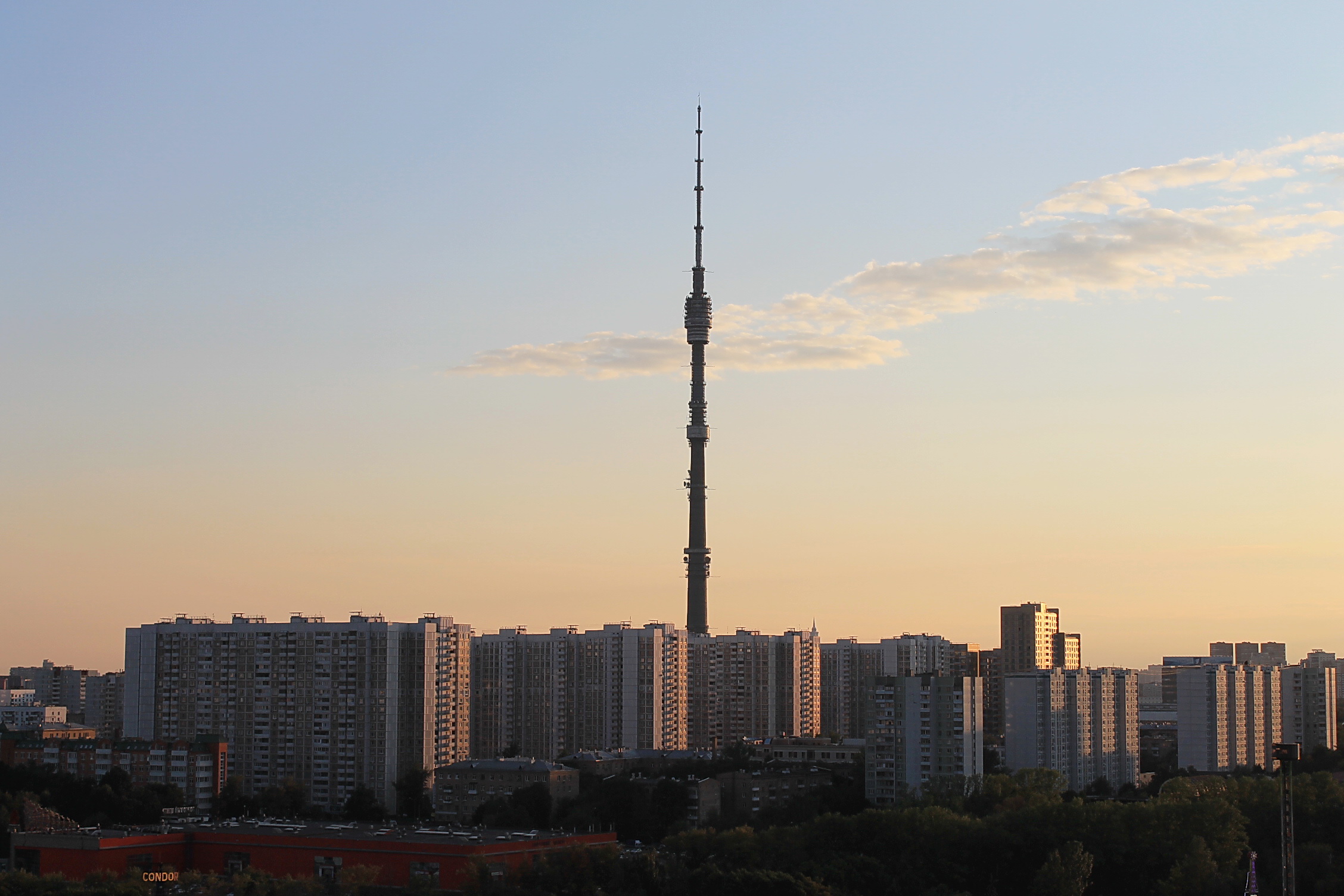 фото с башни останкино