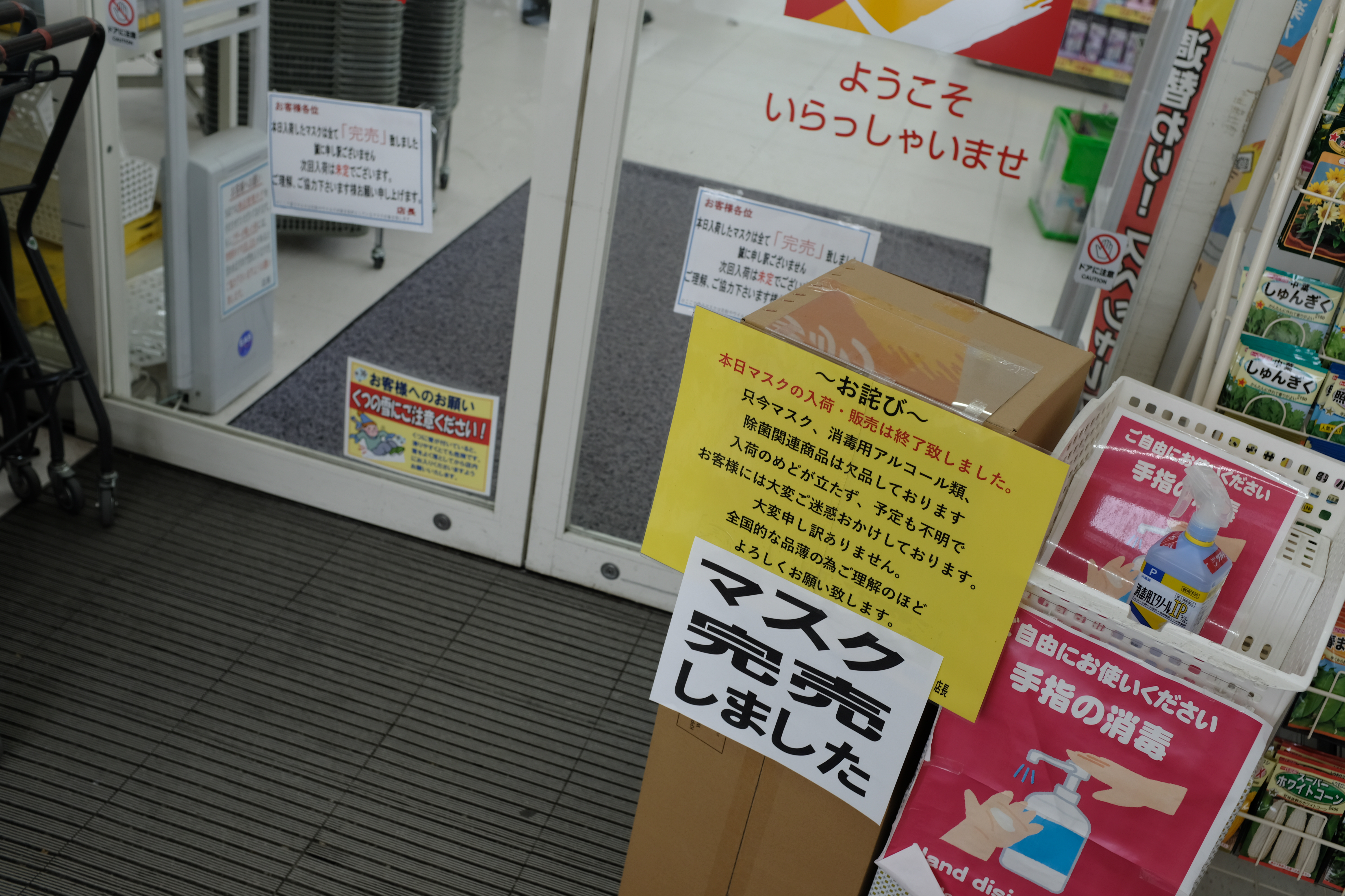 File ツルハドラッグ 南稚内店 マスク完売しました Jpg Wikimedia Commons