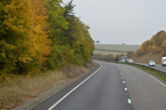 File:A303, Maperton Ridge - geograph.org.uk - 5301397.jpg