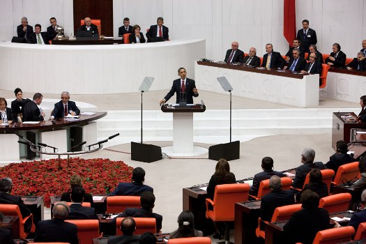Barack Obama addresses Turkish Parliament 4-6-09 2.JPG
