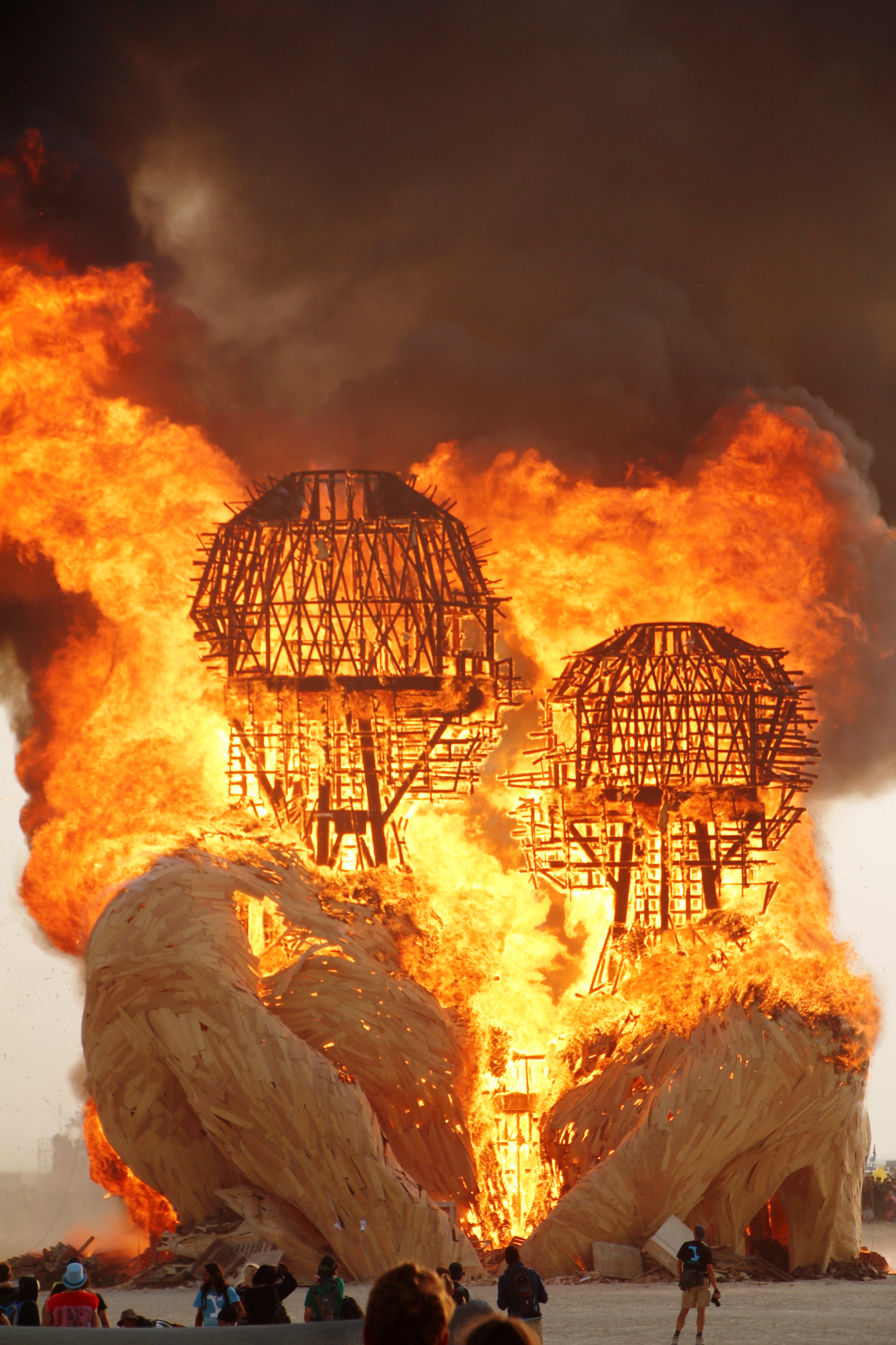 Burning man сожжение храма