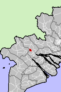 Location in Đồng Tháp Province