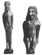 Dedicatory statues found at the Lapis Niger site Lapisnigerstatues.jpg