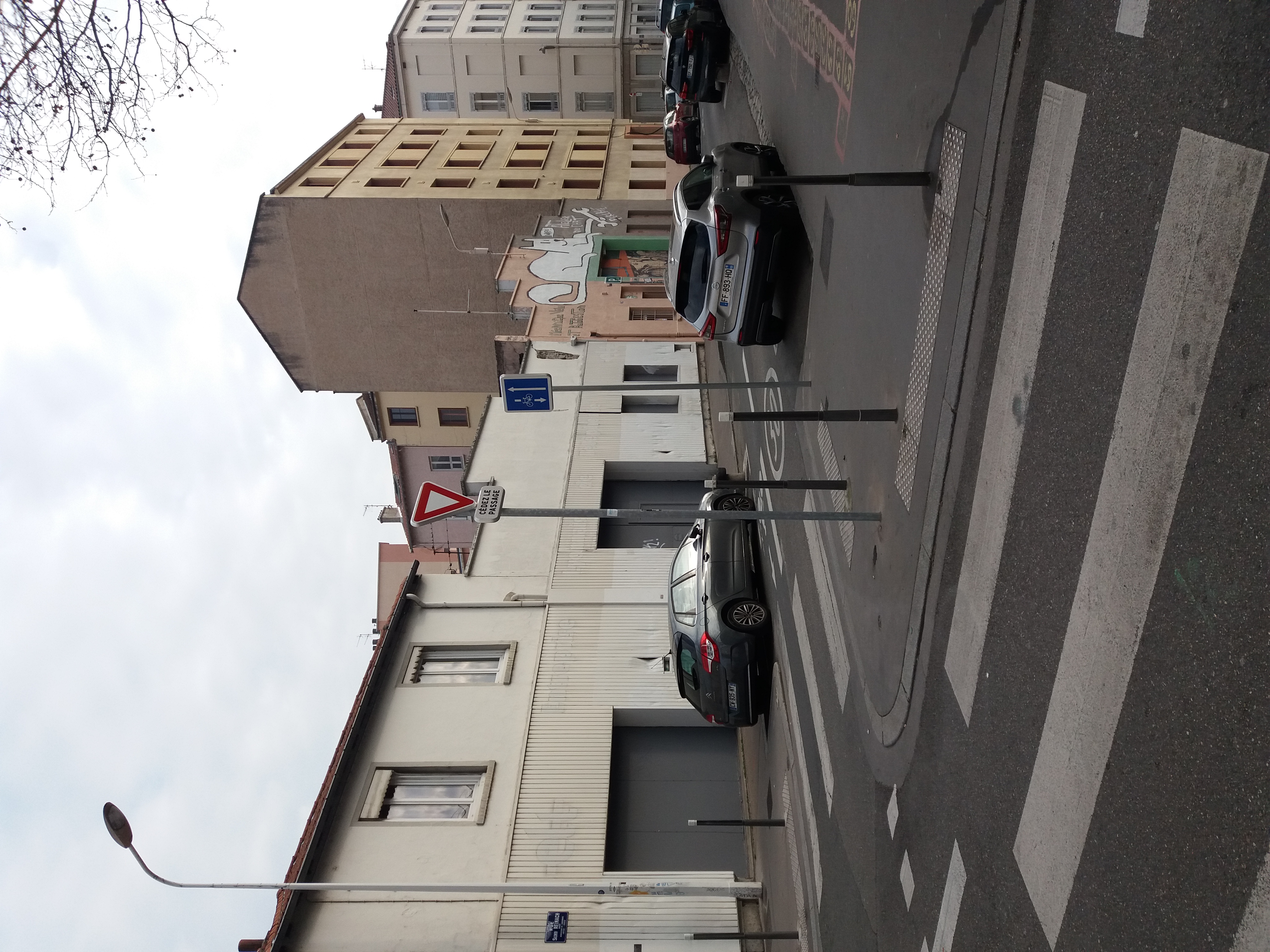 File:Lyon 7e - Rue Salomon Reinach, vers l'est, depuis la rue  Béchevelin.jpg - Wikimedia Commons