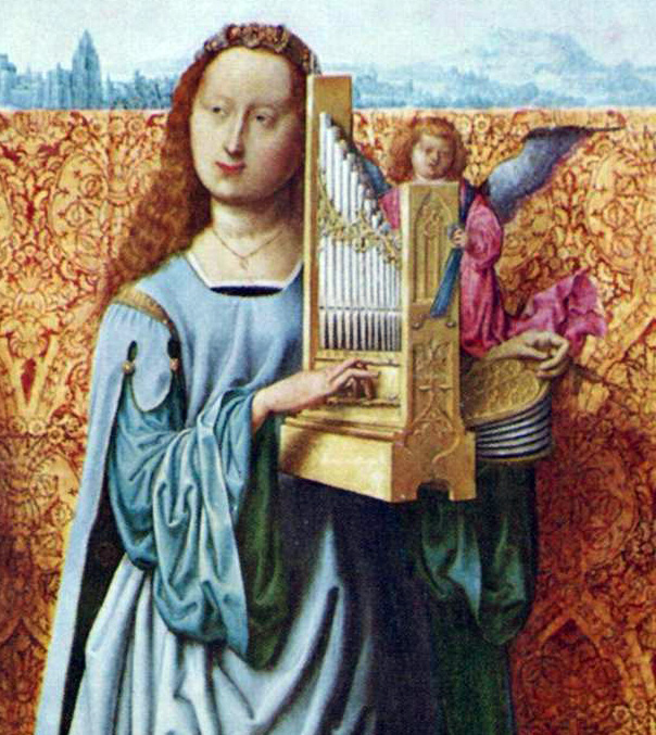 Игра на органе-портативе (St Cecilia)