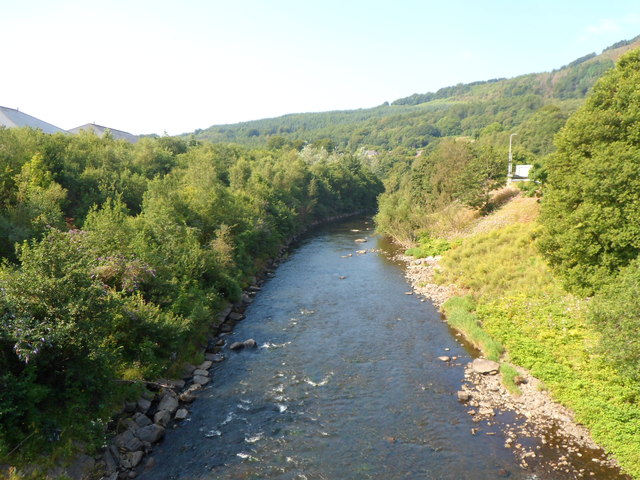 File:River Taff downstream from a bridge near Abercynon railway station - geograph.org.uk - 3076544.jpg