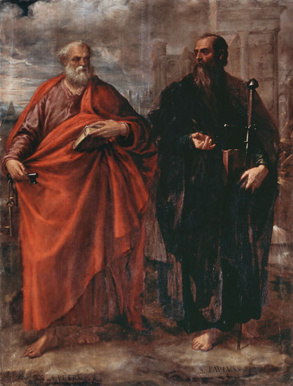 Saint Peter and Saint Paul (1570s) by Juan Fernádnez Navarrete