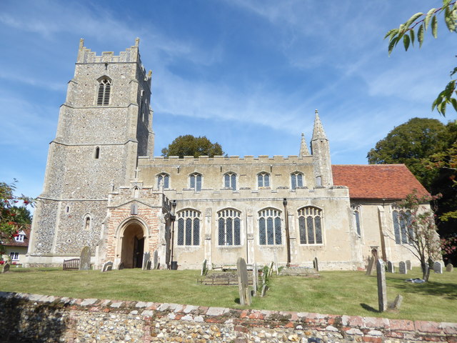 File:St. Lawrence, Little Waldingfield, mid September 2019 - geograph.org.uk - 6271974.jpg