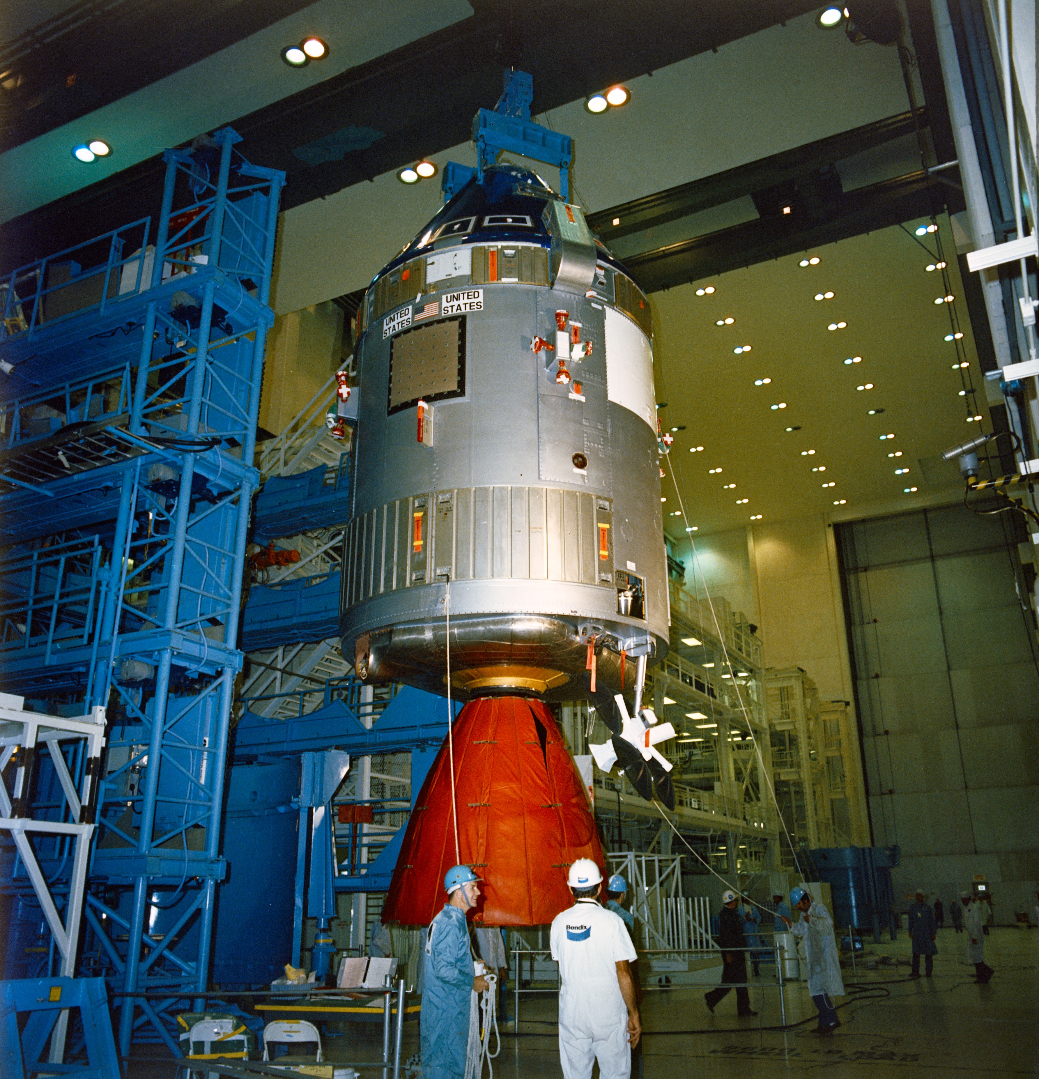 apollo soyuz mission vehical assembly