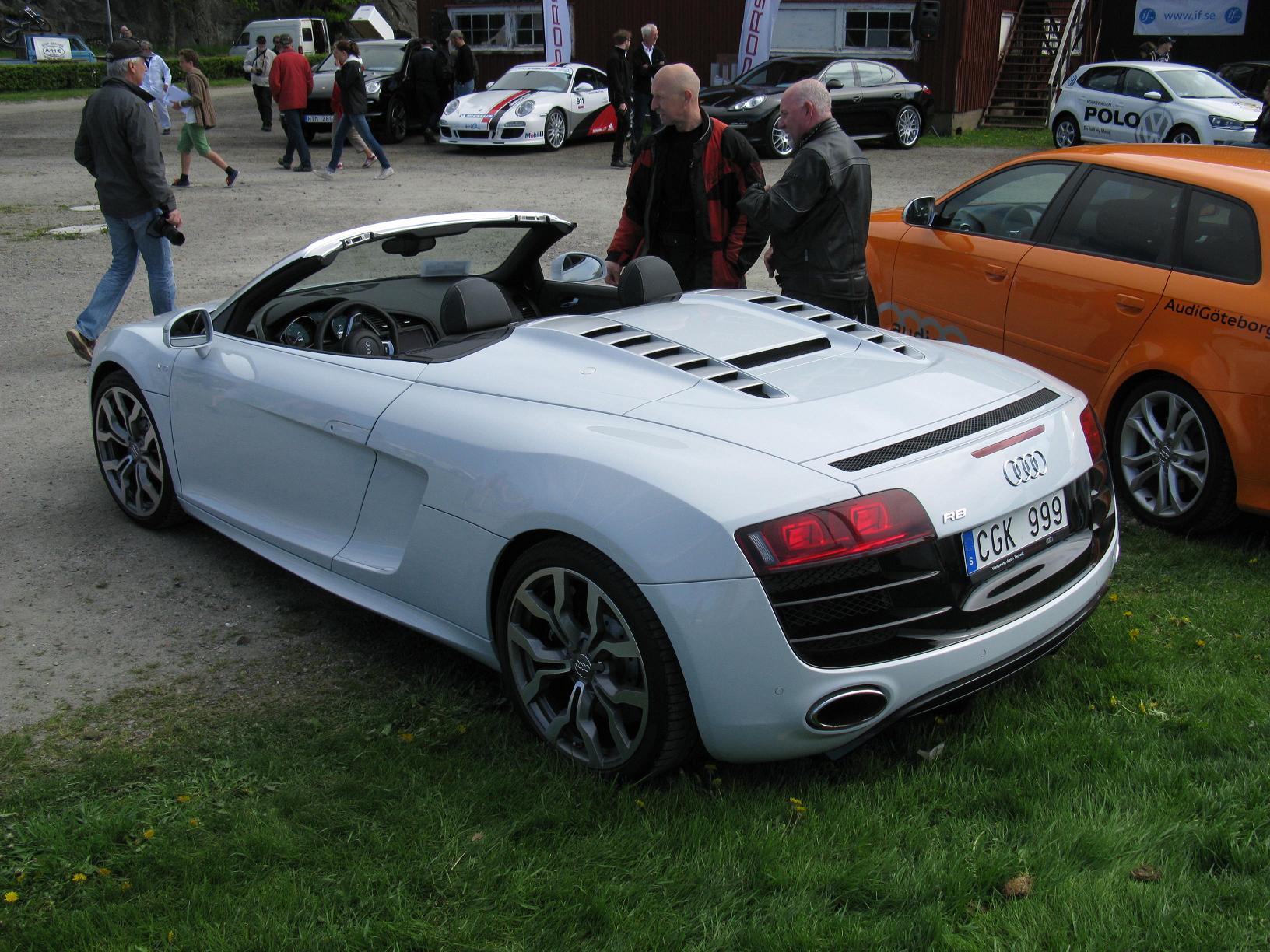 Audi r8 Spider багажник на крышу