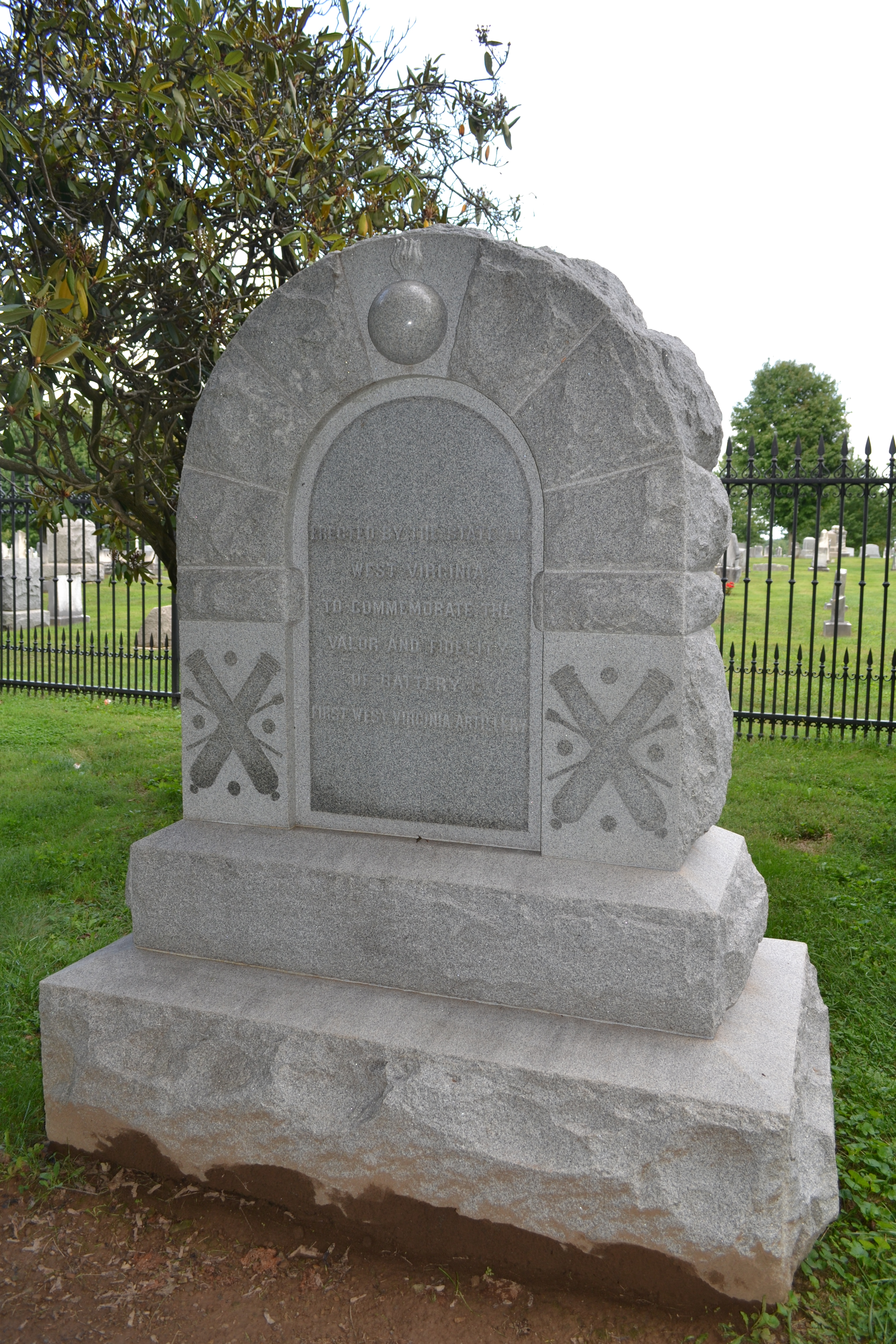 File:Battery C 1st WV Arty Monument Marker.jpg - Wikipedia