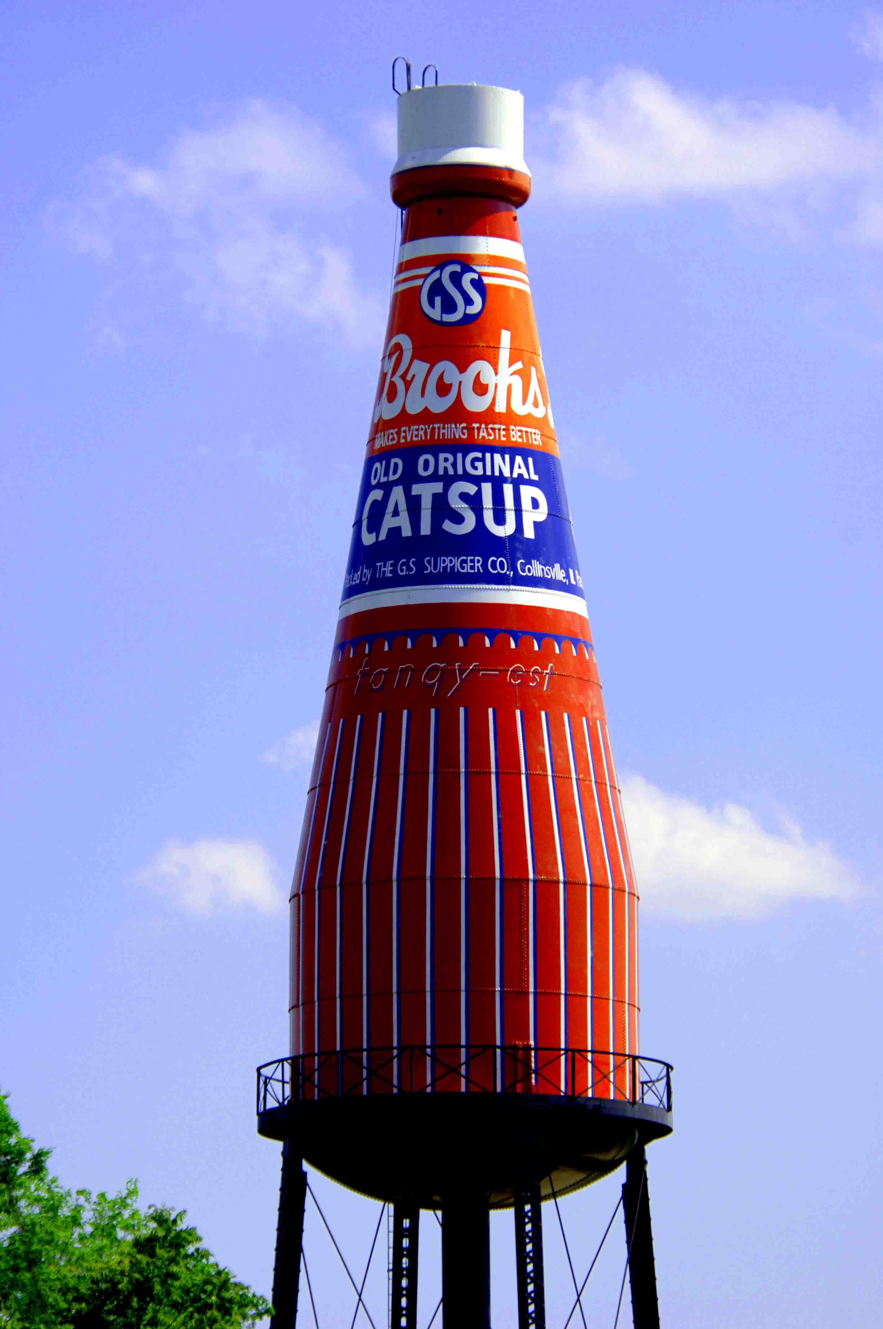 Photo of Brooks Catsup Bottle Water Tower