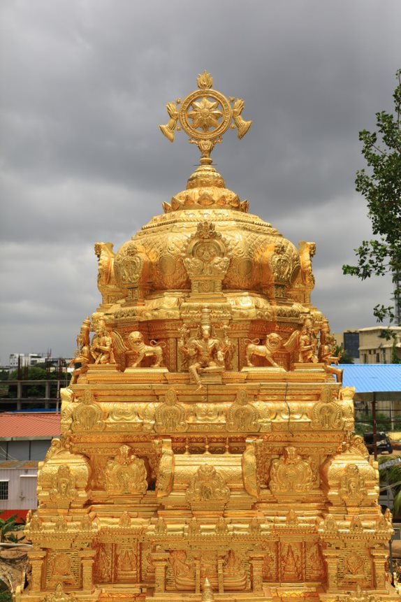goldener indischer Tempel