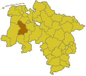 Landkreis Cloppenburg i Niedersachsen