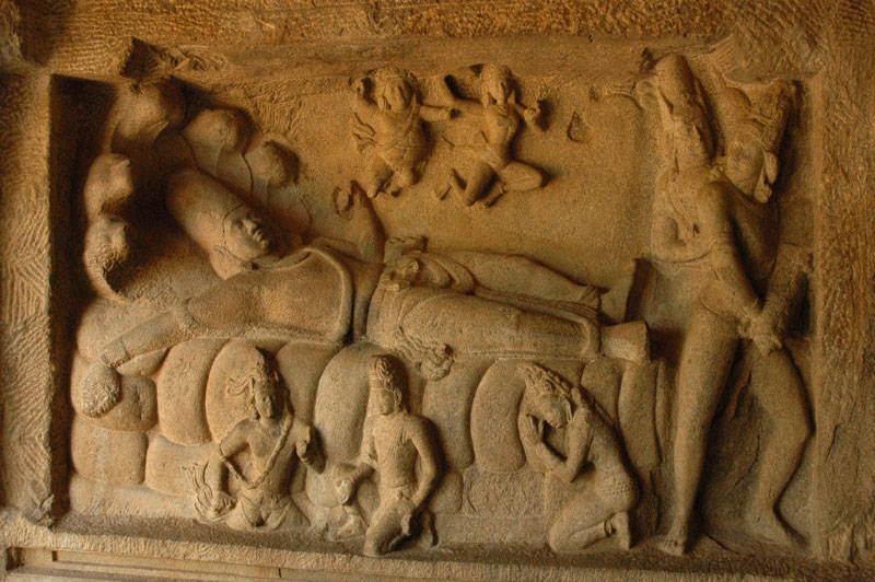 File:Mahabalipuram Mahishasura 4.jpg