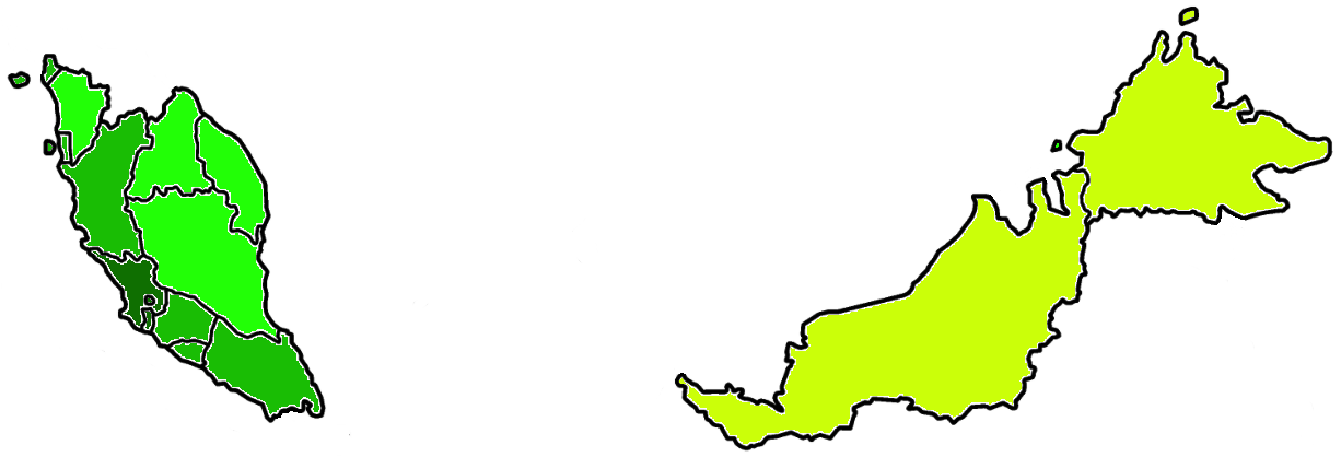 Штаты малайзии. Административное деление Малайзии. Федеральная территория Малайзии. Федеративные малайские штаты. Федеральные штаты Малайзии.