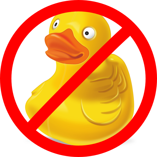 No quacks logo By CyberSkull via Wikimedia Commons