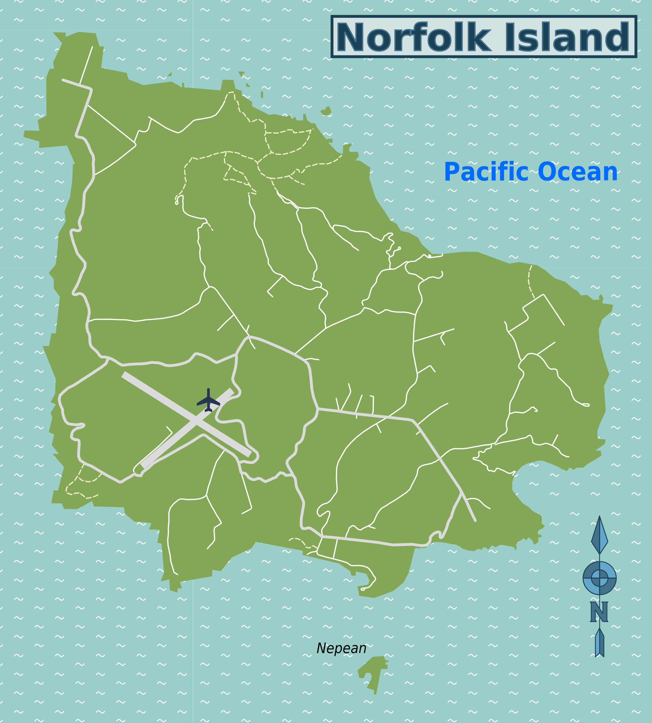 File:Norfolk Island travel map.png - Wikimedia Commons