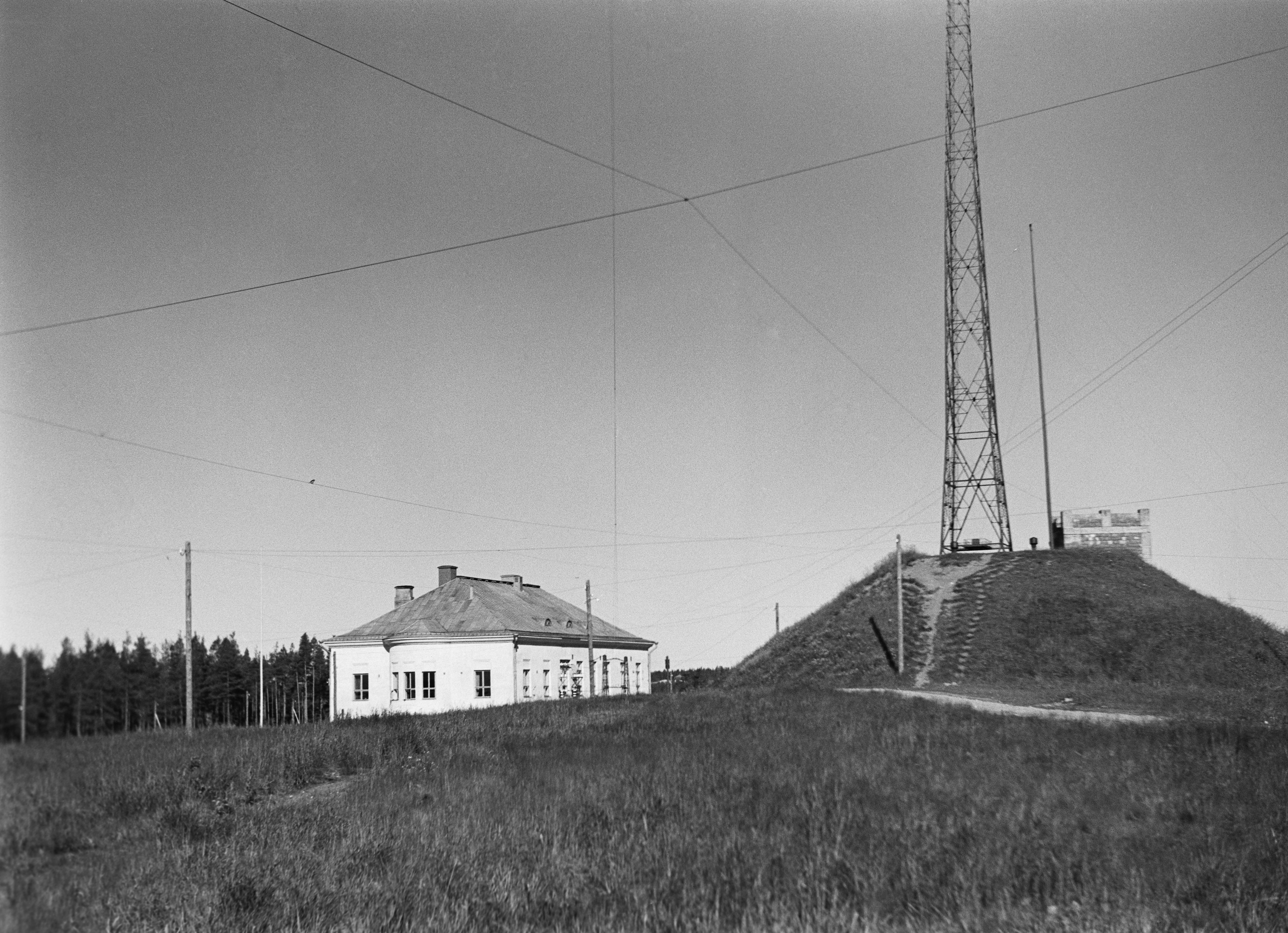 vintage radio tower