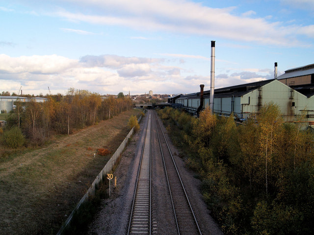 File:Railway to Rotherham - geograph.org.uk - 610177.jpg