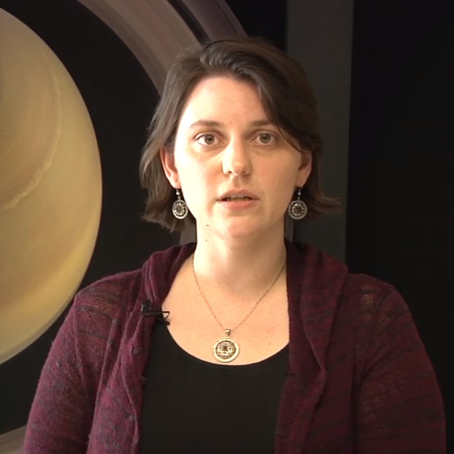 Milkovich speaks at the NASA Jet Propulsion Laboratory in 2015