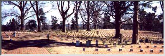 The National cemetery at Shiloh, Tennessee.