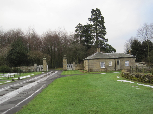 File:West Lodge to Capheaton Hall (geograph 2208605).jpg