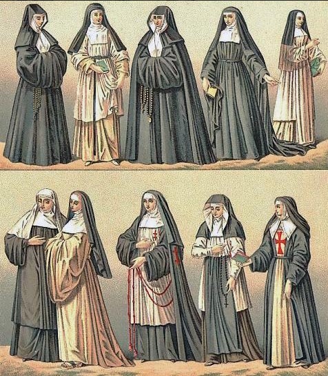 Habits religieux - Page 3 16th_Century_French_Nuns