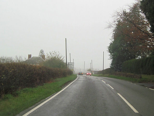 File:A488 from White Lodge looking South - geograph.org.uk - 2702724.jpg