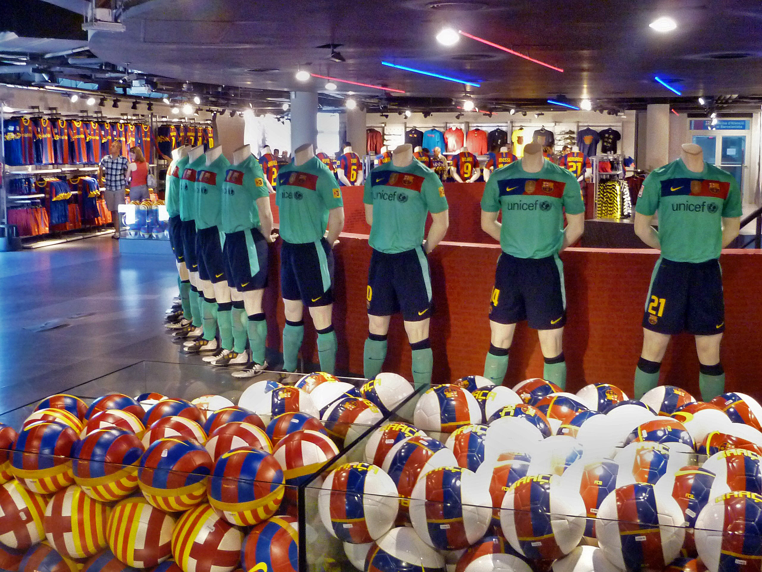 Inside Camp Nou