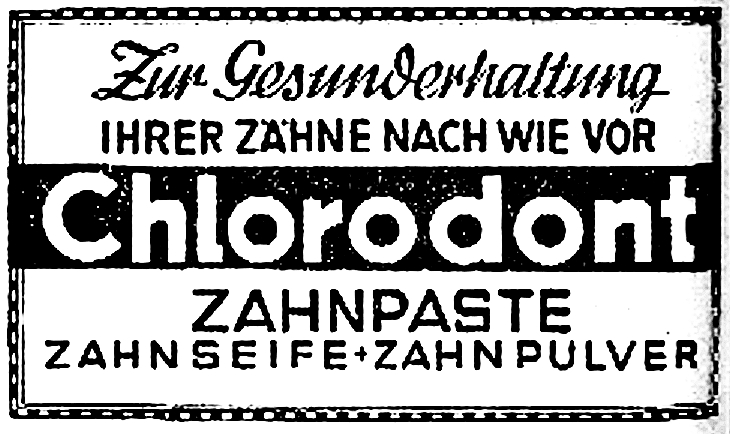 Die Leowerke  Chlorodont-Werbung_1949
