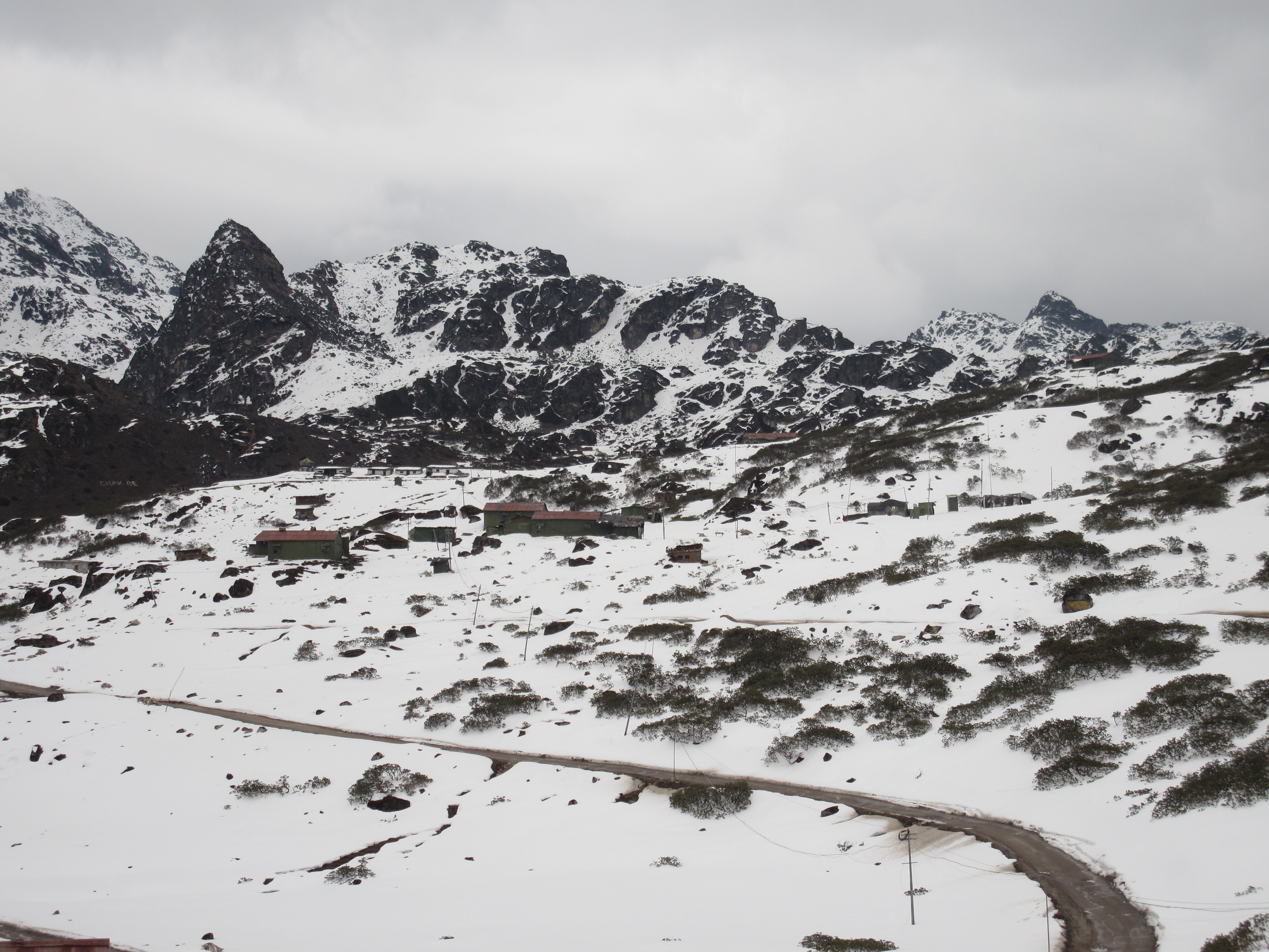 Frozen valley