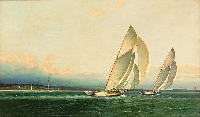 Yachts Racing 1860