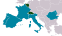 Countries and regions where a Romance language is one of several official languages