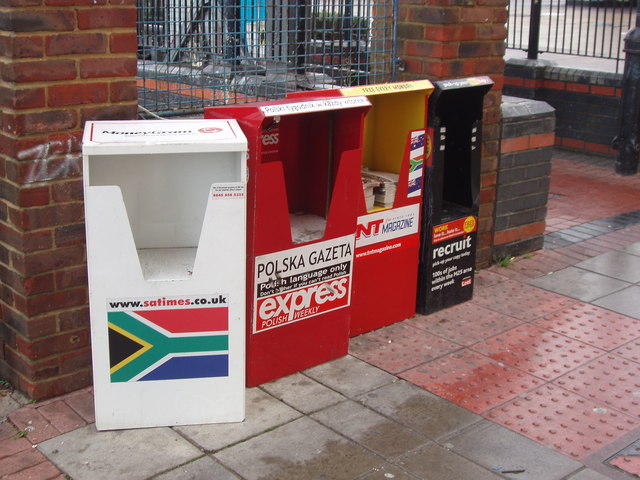 File:London papers for South Africa, Poland, Australia, New Zealand - geograph.org.uk - 640967.jpg