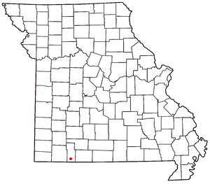 <span class="mw-page-title-main">Lampe, Missouri</span> Unincorporated community in Missouri, U.S.