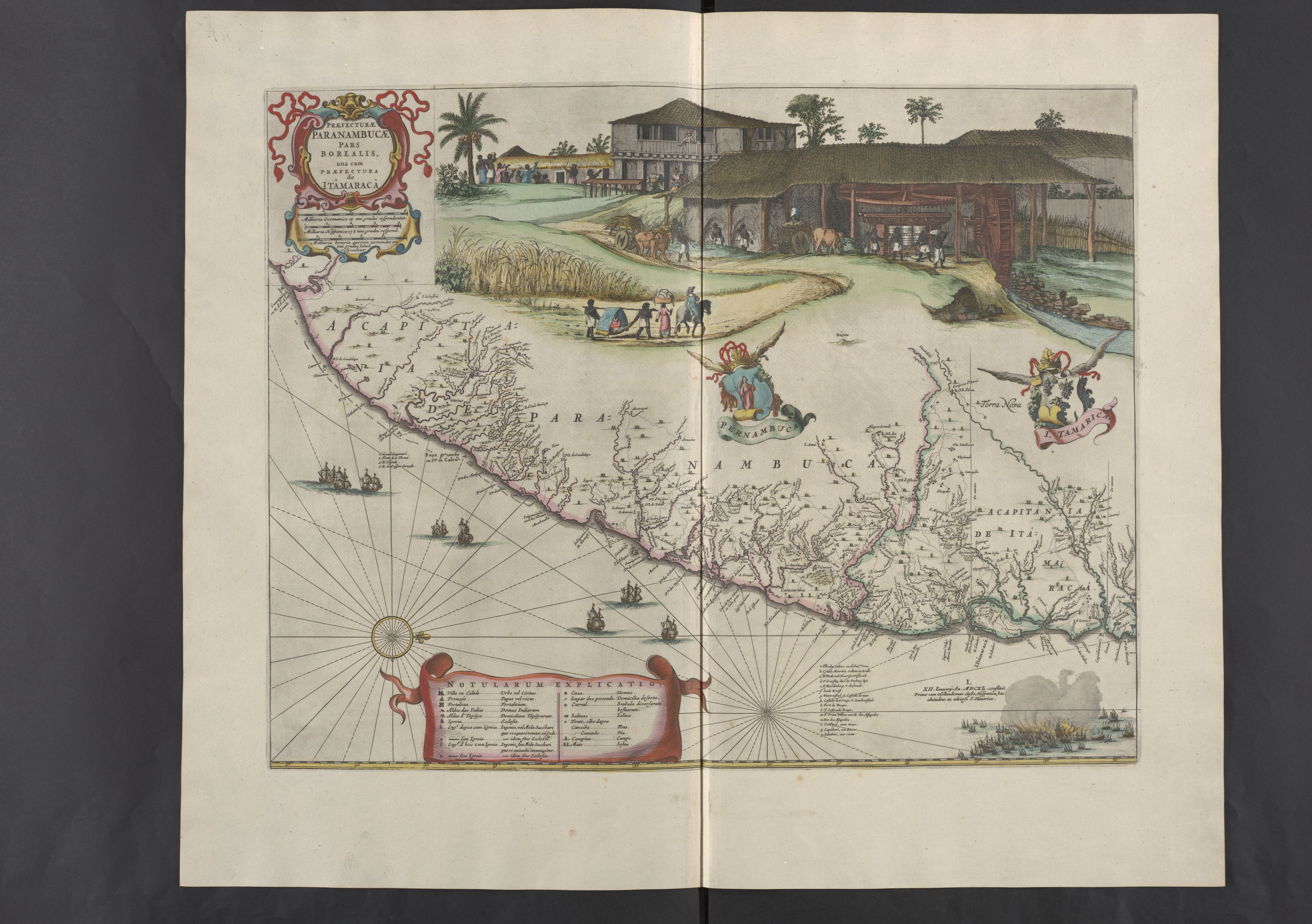 File Praefecturae Paranambucae Pars Borealis Atlas Maior Vol 12 Map 19 Joan Blaeu 1667 Bl 114 H Star 12 19 Jpg Wikimedia Commons