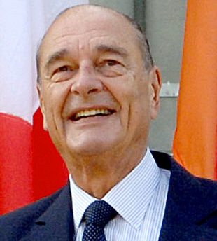 President Jacques Chirac (30 september 2006).