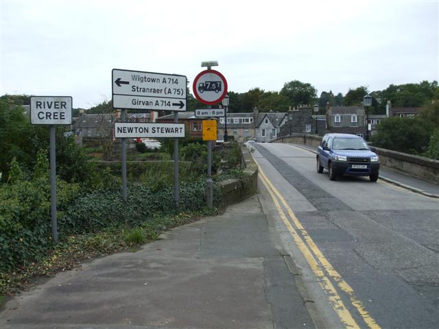 File:Road at Newton Stewart - geograph.org.uk - 983277.jpg