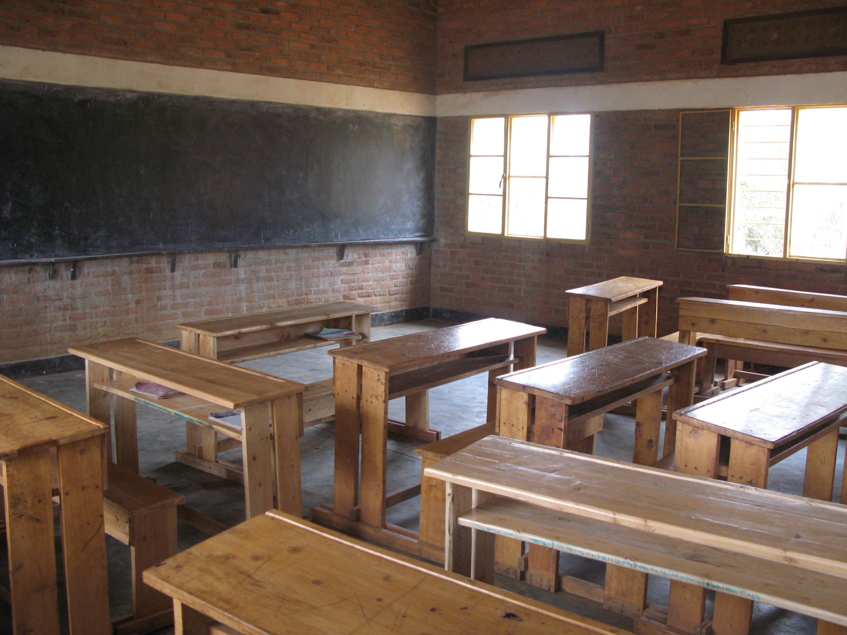 old empty classroom